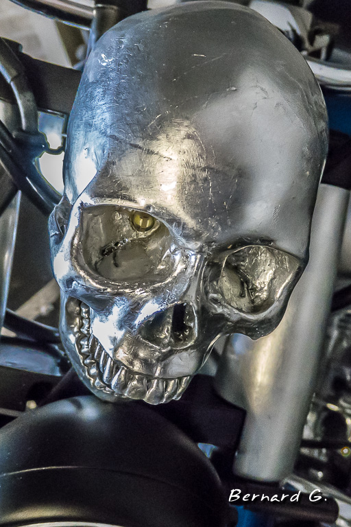 La moto du Biker customisée