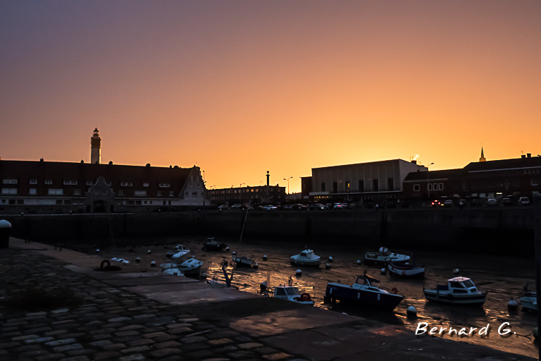 Superbe lever de soleil sur Calais