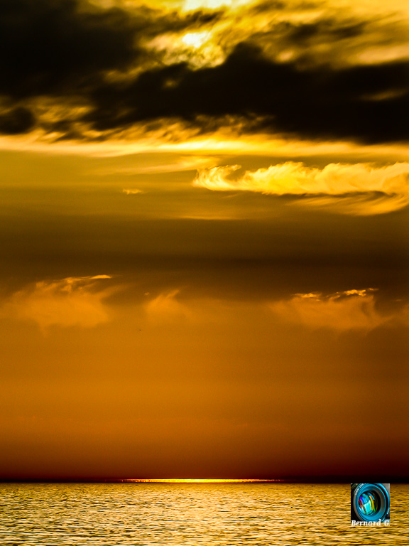 coucher de soleil à Calais