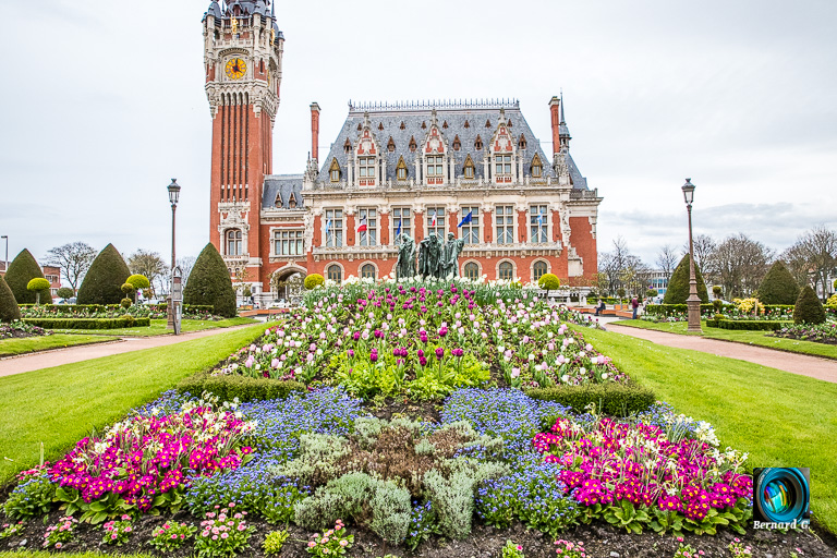 hôtel de ville fleuri de Calais