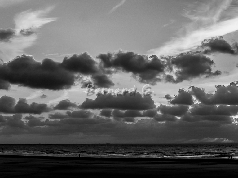 Coucher de soleil sans pluie