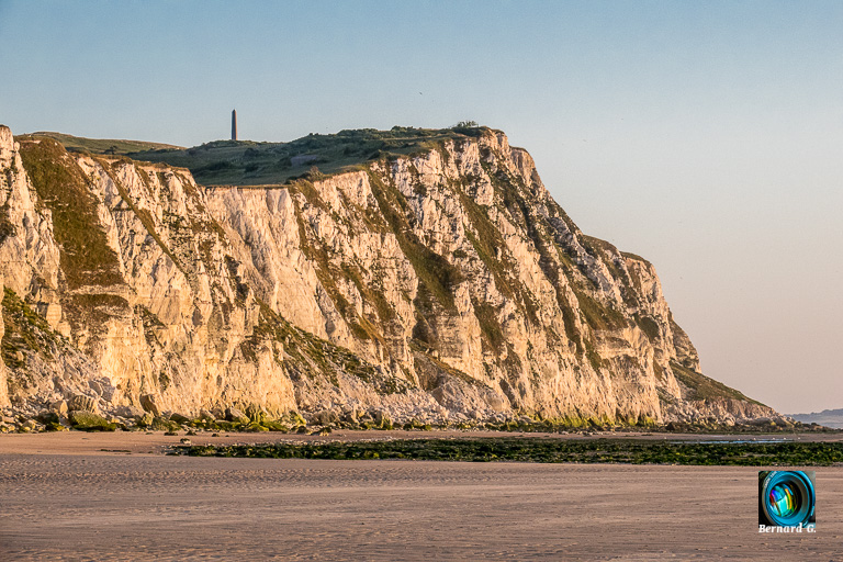 Le cap Blanc-Nez au crépuscule