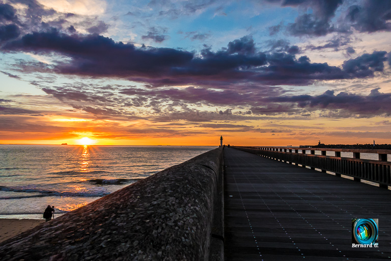 Coucher de soleil flamboyant