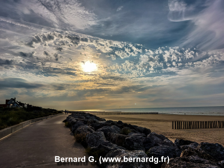 balade du soir à la plage