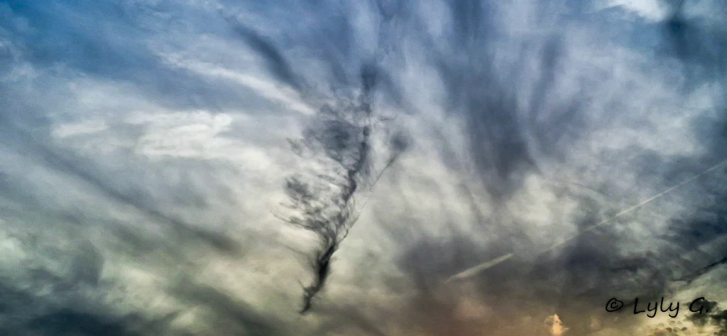 Ciel de fin de journée estivale